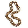 Capucine De Wulf Earth Goddess Beads Necklace, Teak