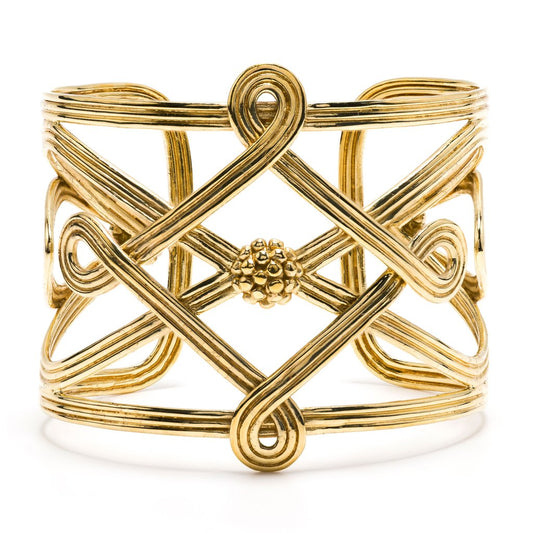 Capucine De Wulf Monique Compass Cuff, Gold