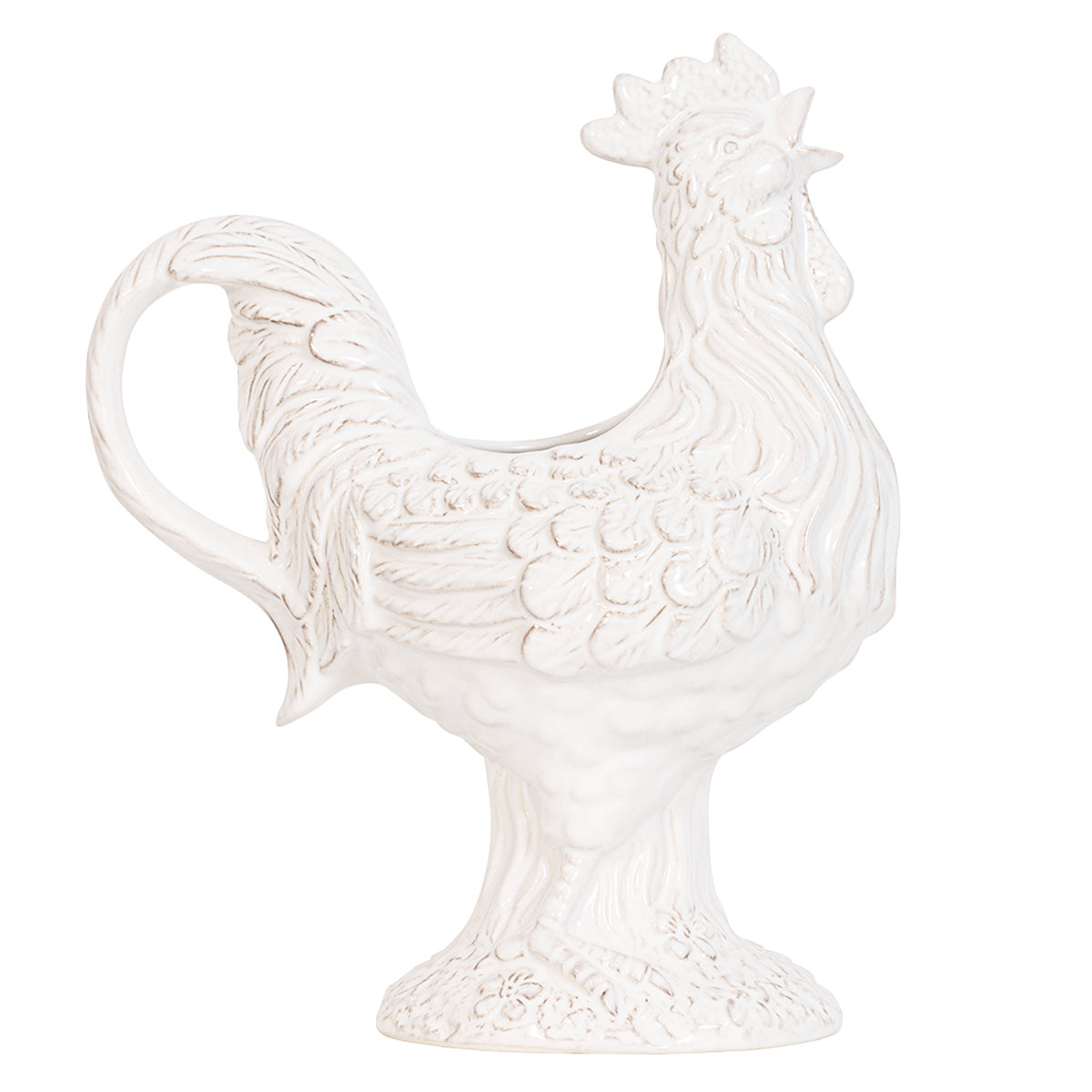Juliska Clever Creatures Rousseau Rooster Pitcher