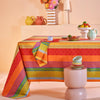 Garnier Thiebaut Mille Broderies Samba Round Tablecloth 61"