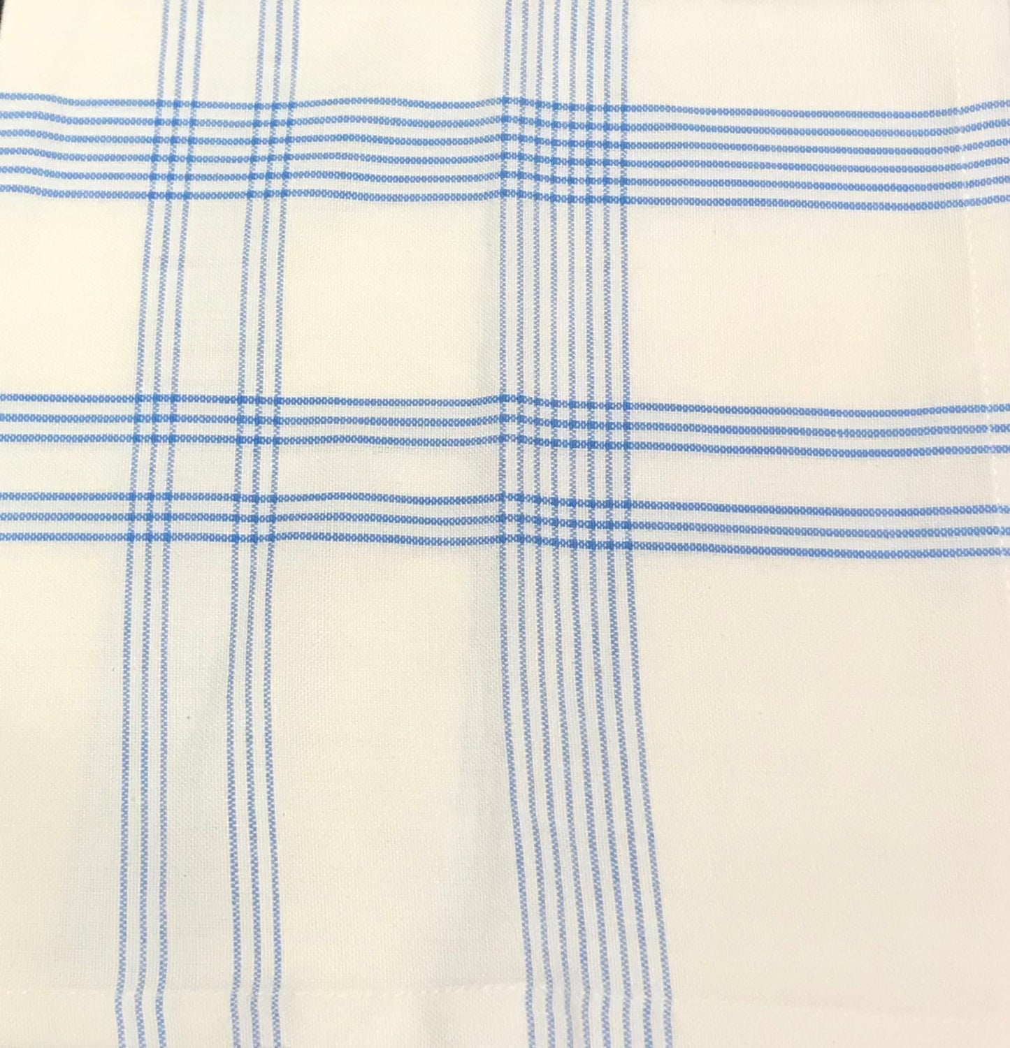 Design Imports Summer Day Blue Plaid Cloth Napkin