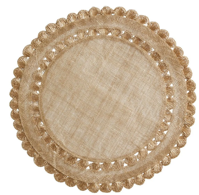 Juliska Placemat: Isadora - Gold