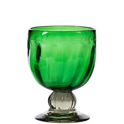Jan Barboglio Gloria Goblet - Green