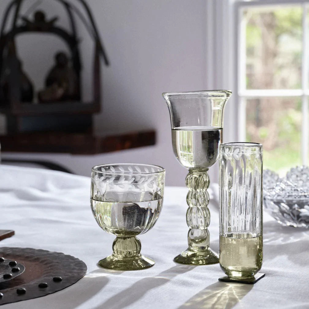 Jan Barboglio Pera Copa Goblet - Clear