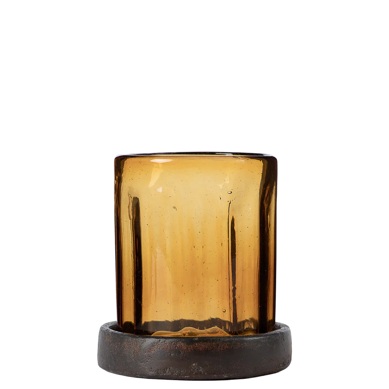 Jan Barboglio Vicente Vaso w/Coaster Saffron Coast 2 Coast Collection