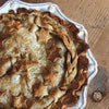 Juliska Berry & Thread Whitewash Pie/Quiche Dish