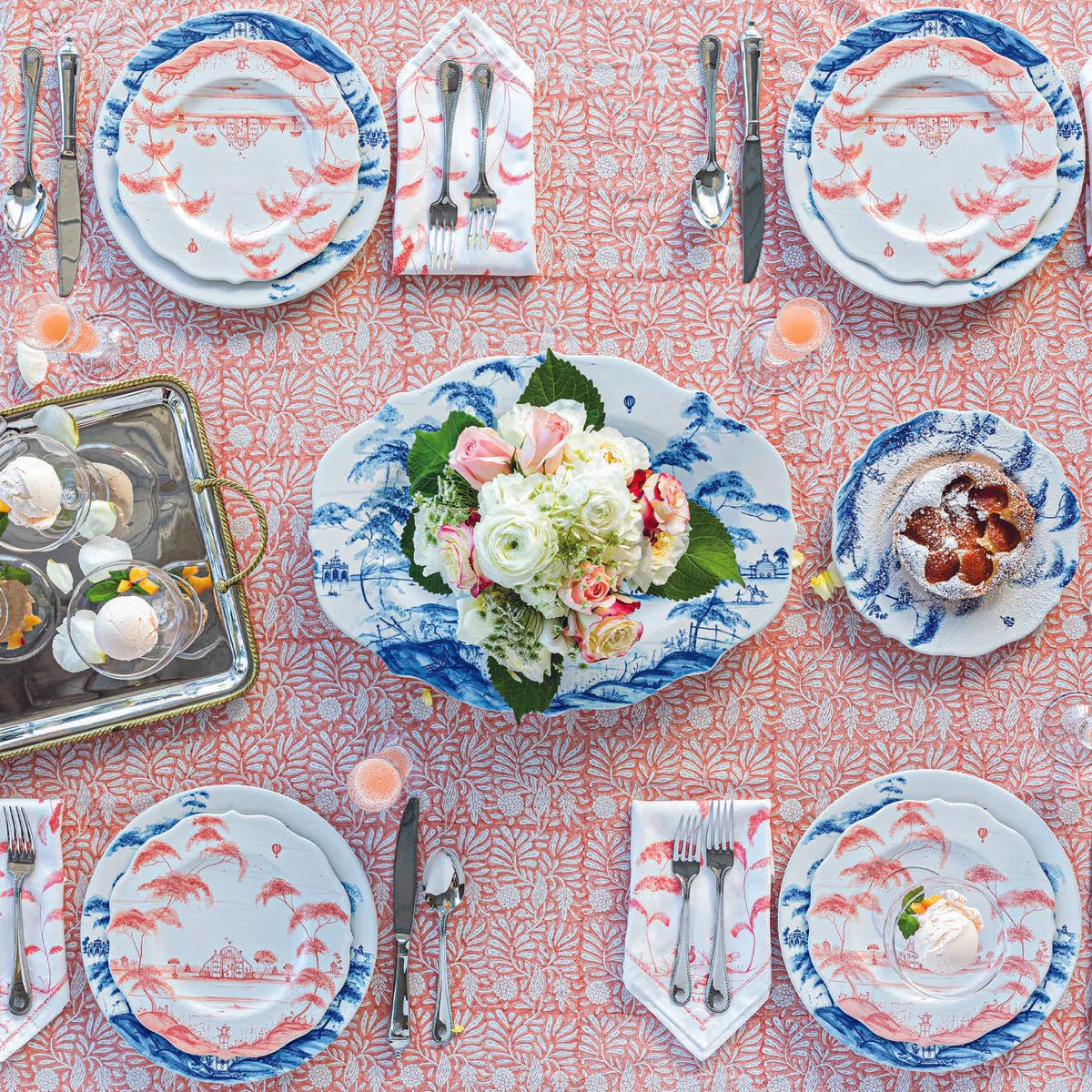 Juliska Country Estate Delft Blue Platter - 15 inch