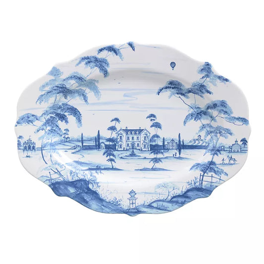 Juliska Country Estate Delft Blue Platter - 18 inch