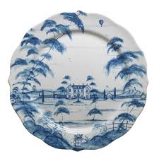 Juliska Country Estate Delft Blue Charger Plate Main House