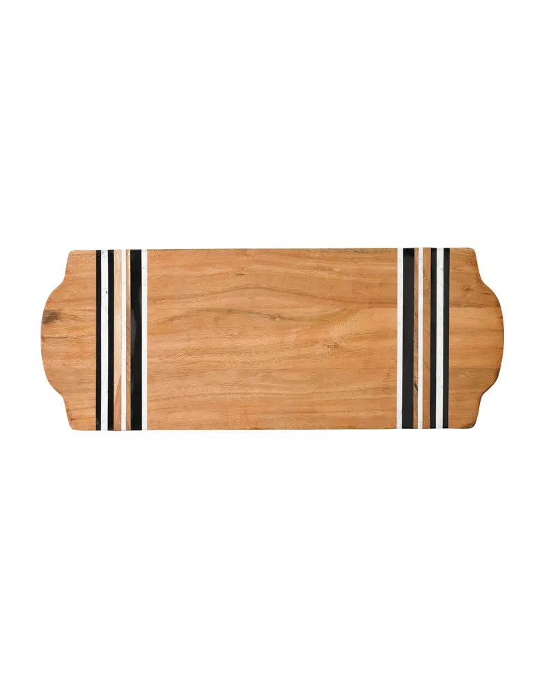 Juliska Stonewood Stripe Board 24 in.