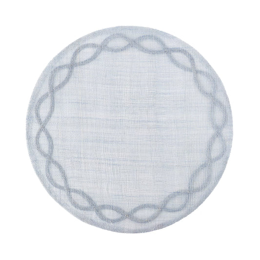 Juliska Placemat: Tuileries Garden - Chambray Blue