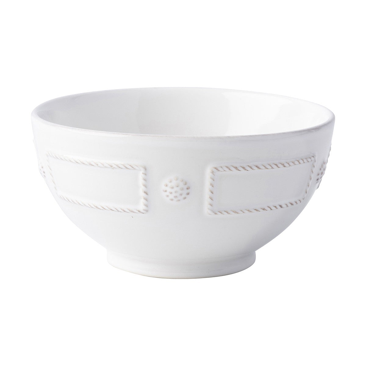 Juliska Berry & Thread French Panel Cereal/Ice Cream Bowl White