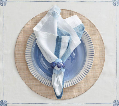 Kim Seybert Placemats: Portofino in Natural, Set of 4