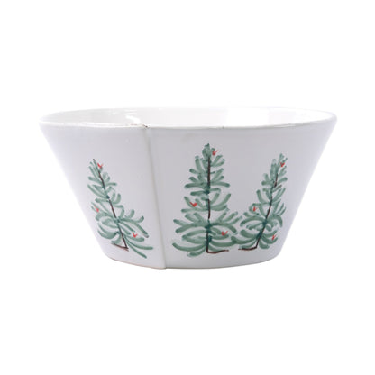 Vietri Lastra Holiday - Stacking Serving Bowl Large