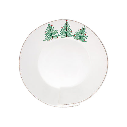 Vietri Lastra Holiday - Shallow Serving Bowl Medium