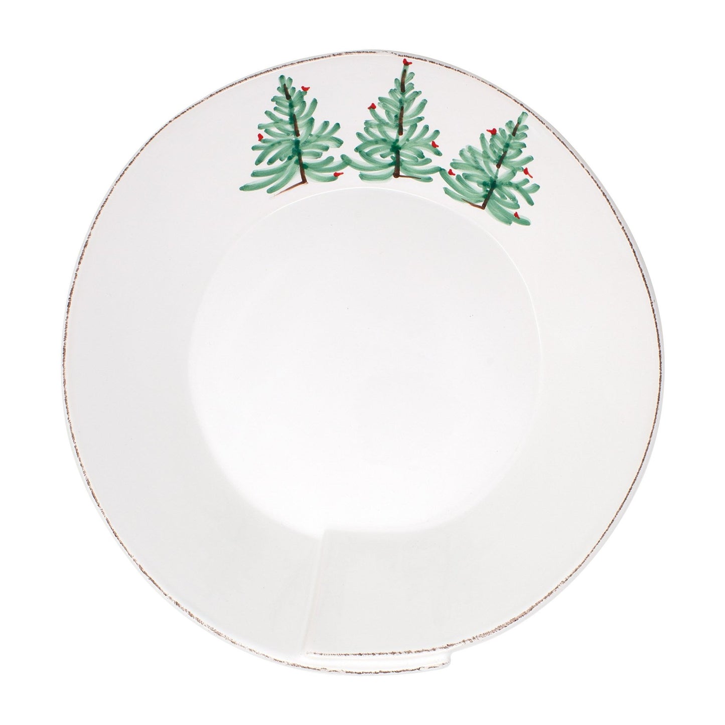 Vietri Lastra Holiday - Shallow Serving Bowl Large