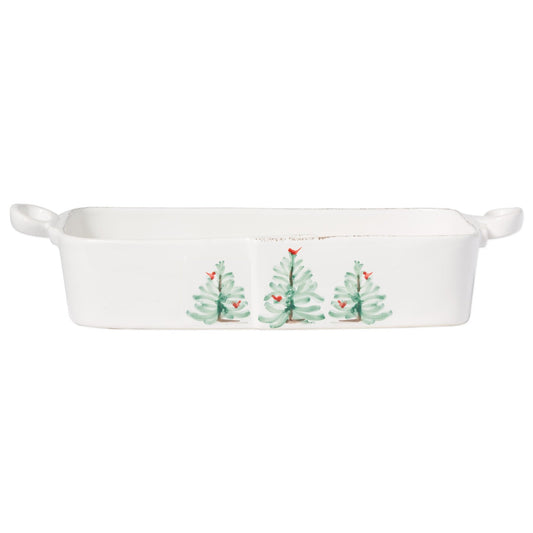 Vietri Lastra Holiday - Baker Rectangular