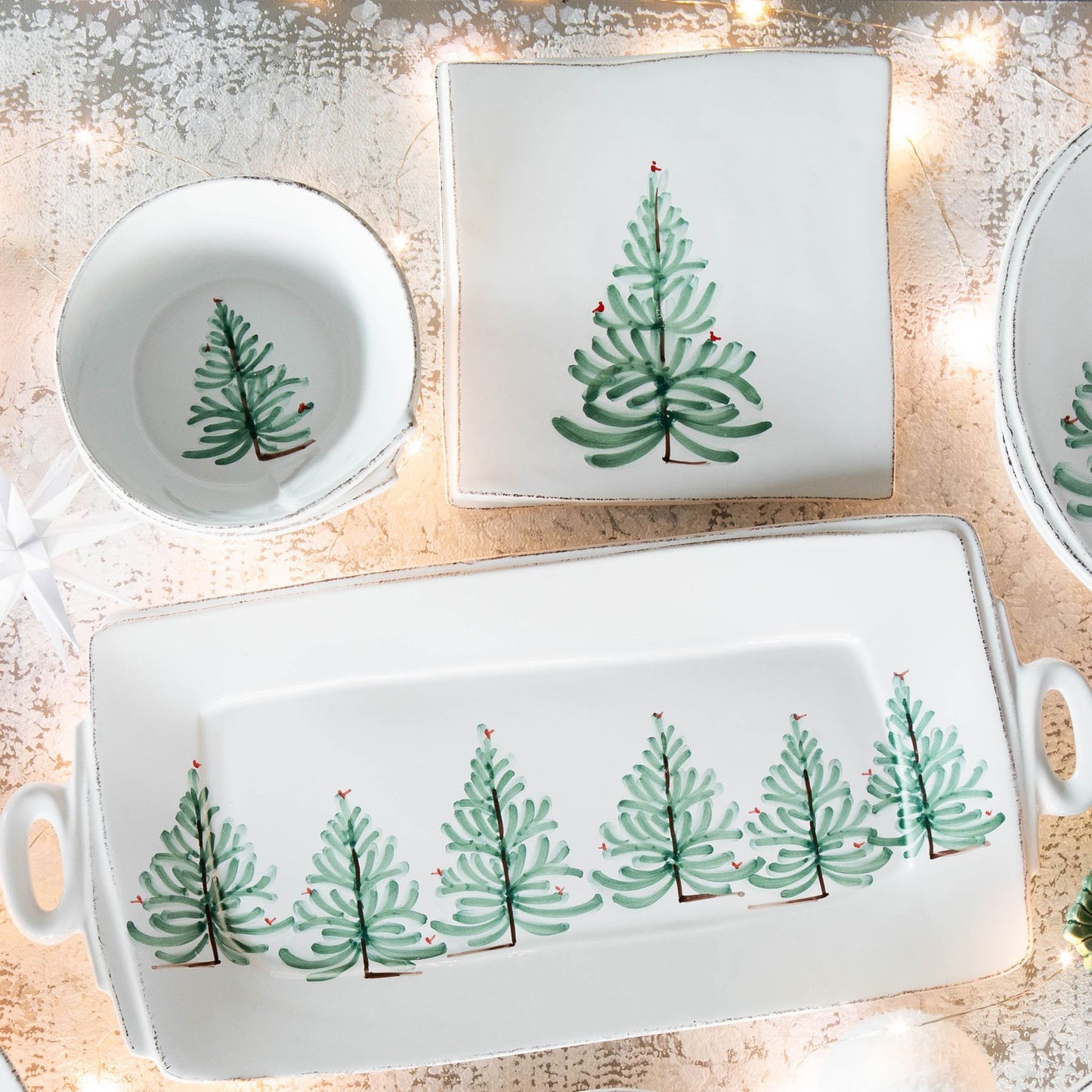 Vietri Lastra Holiday Trivet