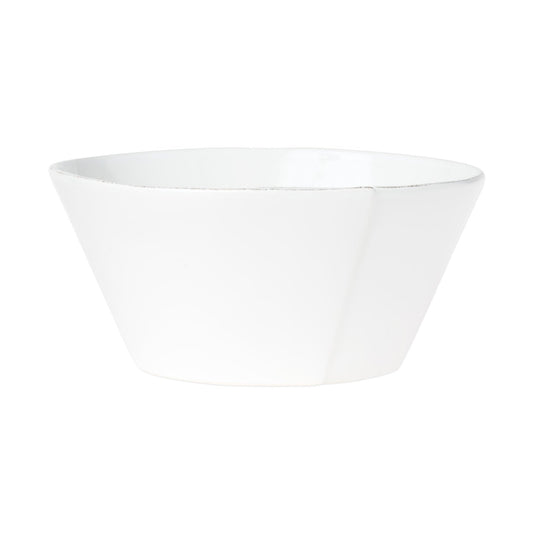 Vietri Lastra White - Stacking Serving Bowl Large