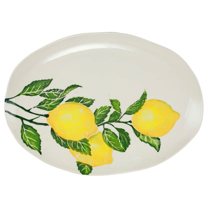 Vietri Limoni Oval Platter - Medium