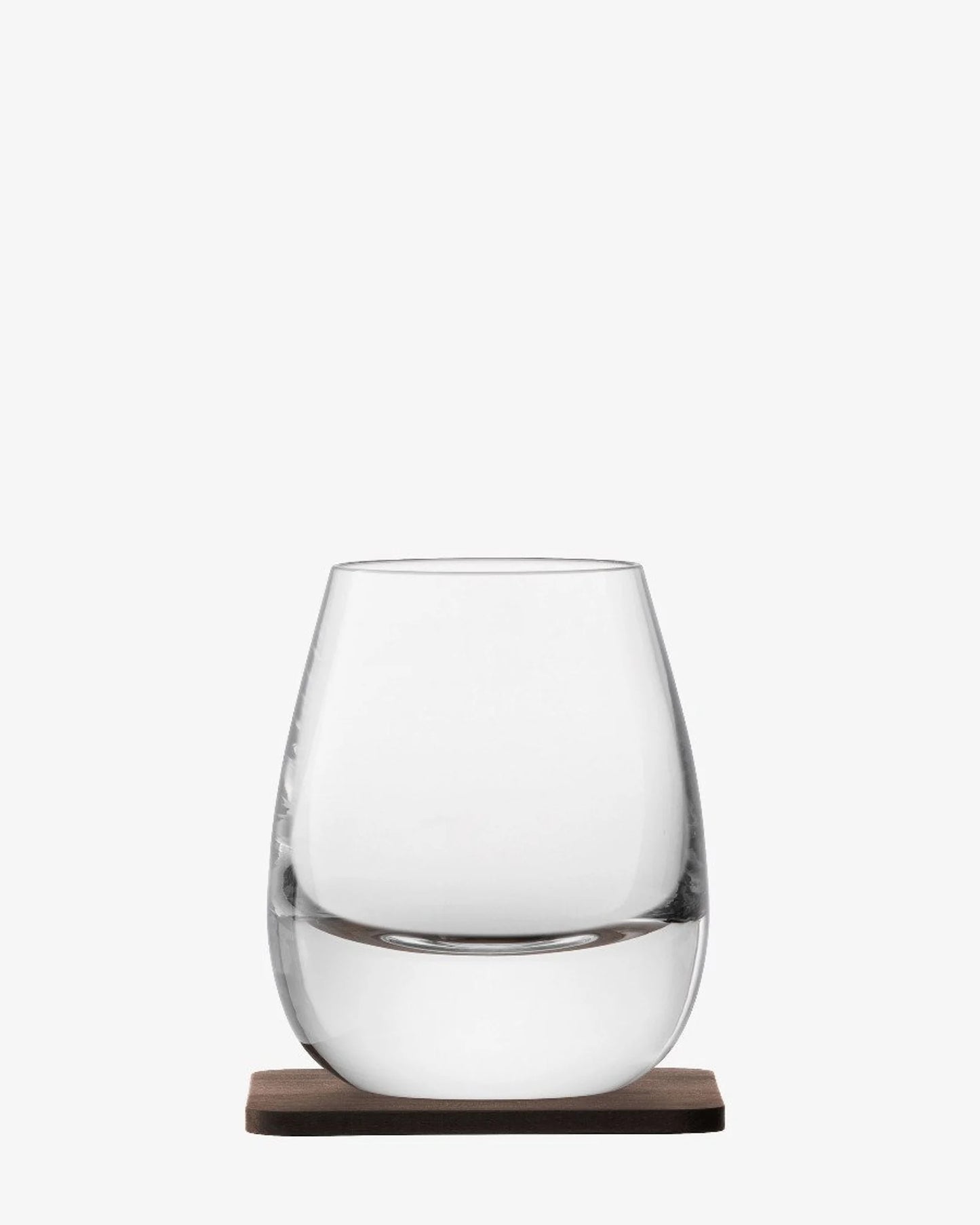 LSA Whisky Islay Tumbler & Walnut Coaster Set of 2