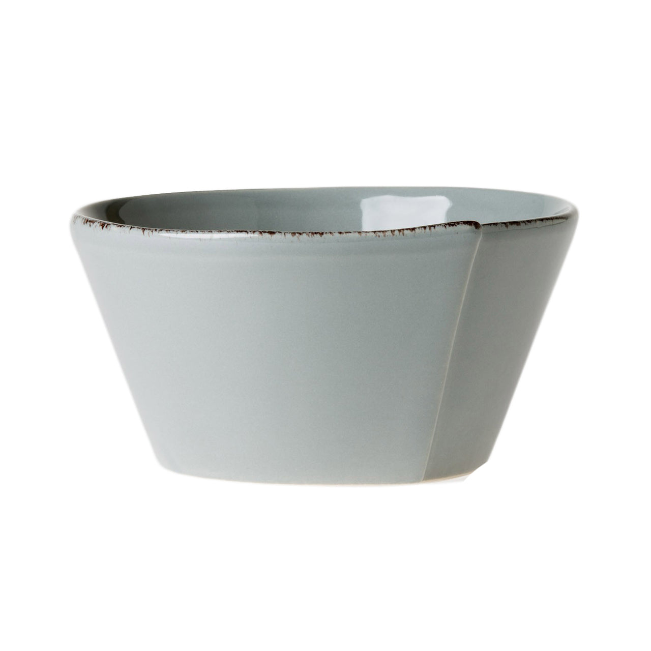 Vietri Lastra Gray - Stacking Cereal Bowl