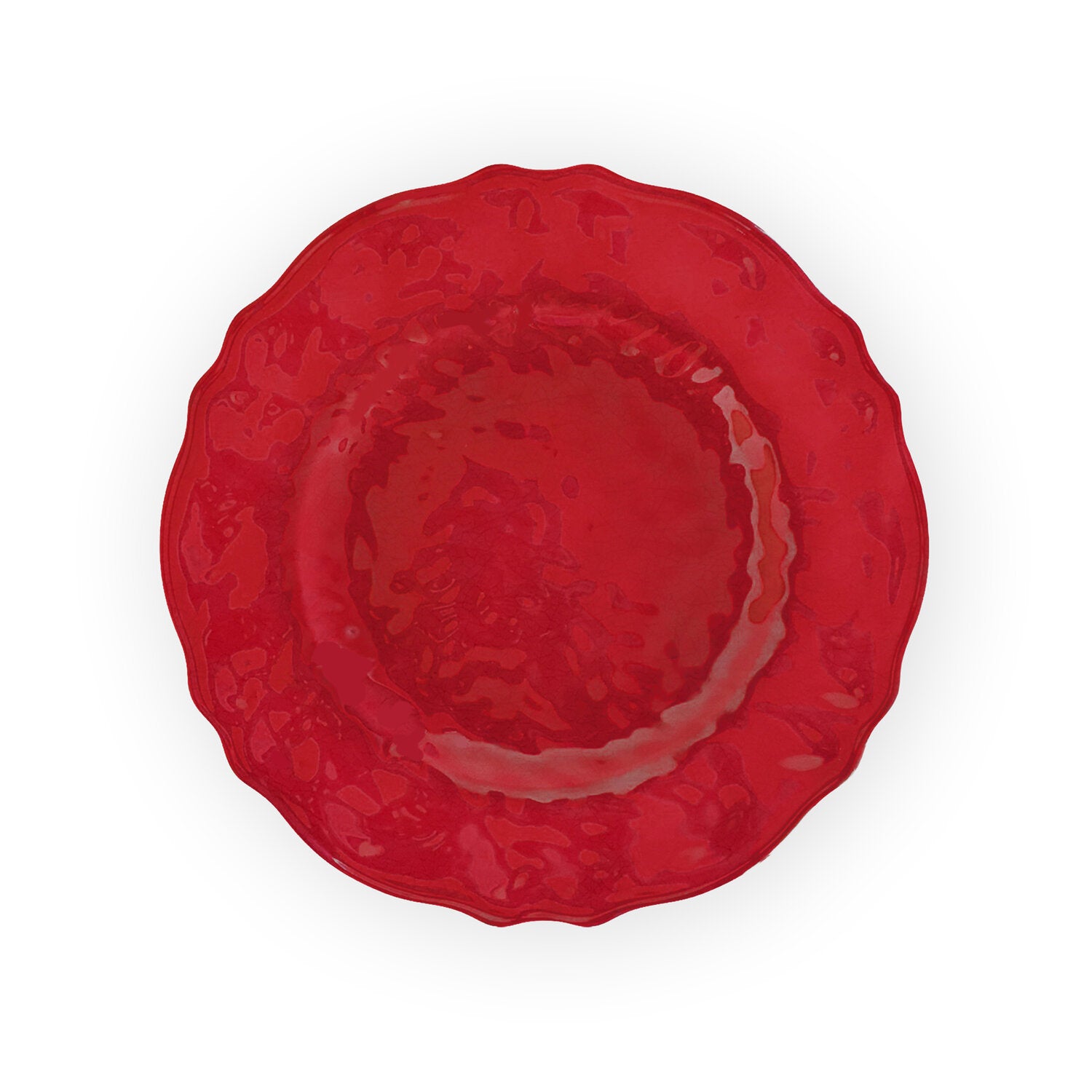 Le Cadeaux GARNET SALAD PLATE Melamine
