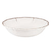 Le Cadeaux Rustica Antique White Melamine Salad Bowl