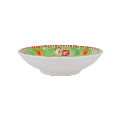Vietri Melamine: Campagna Gallina (Rooster) Pasta Bowl