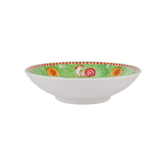 Vietri Melamine: Campagna Gallina (Rooster) Pasta Bowl