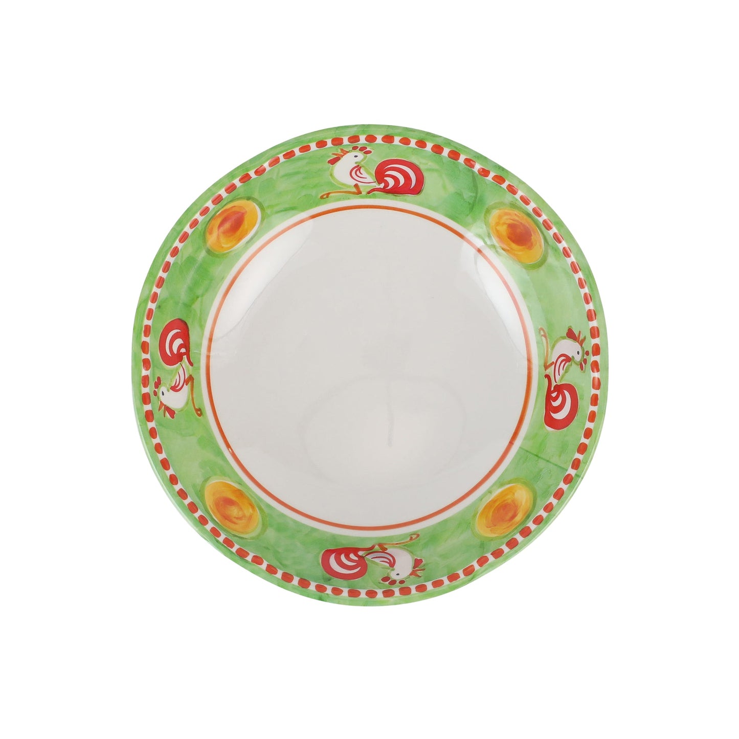 Vietri Melamine: Campagna Gallina (Rooster) Pasta Bowl