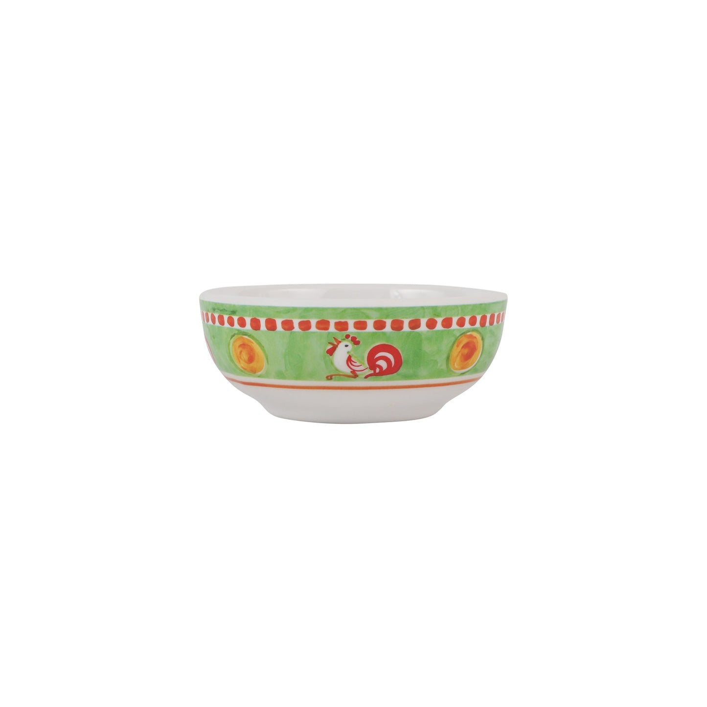 Vietri Melamine: Campagna Gallina (Rooster) Olive Oil Bowl