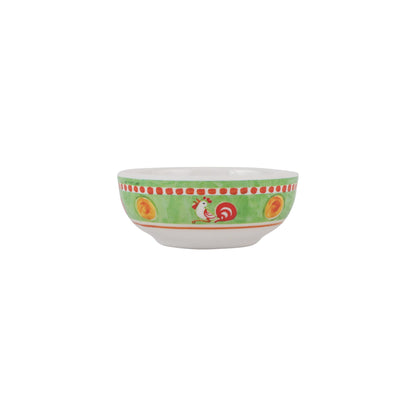 Vietri Melamine: Campagna Gallina (Rooster) Olive Oil Bowl