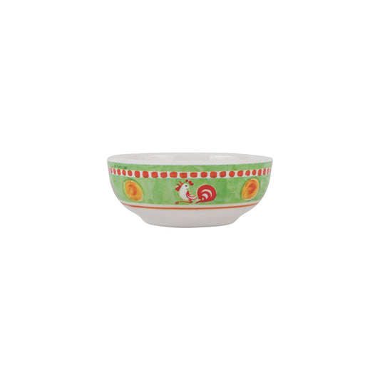 Vietri Melamine: Campagna Gallina (Rooster) Olive Oil Bowl