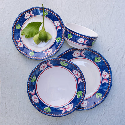 Vietri Melamine: Campagna Pesce (Fish) Cereal Bowl