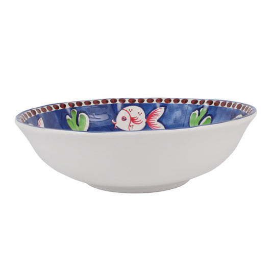 Vietri Melamine: Campagna Pesce (Fish) Large Serving Bowl