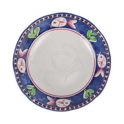 Vietri Melamine: Campagna Pesce (Fish) Large Serving Bowl