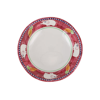 Vietri Melamine: Campagna Porco (Pig) Pasta Bowl
