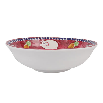 Vietri Melamine: Campagna Porco (Pig) Large Serving Bowl