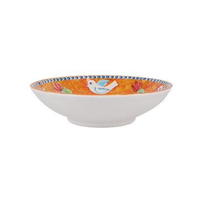 Vietri Melamine: Campagna Uccello (Bird)  Pasta Bowl