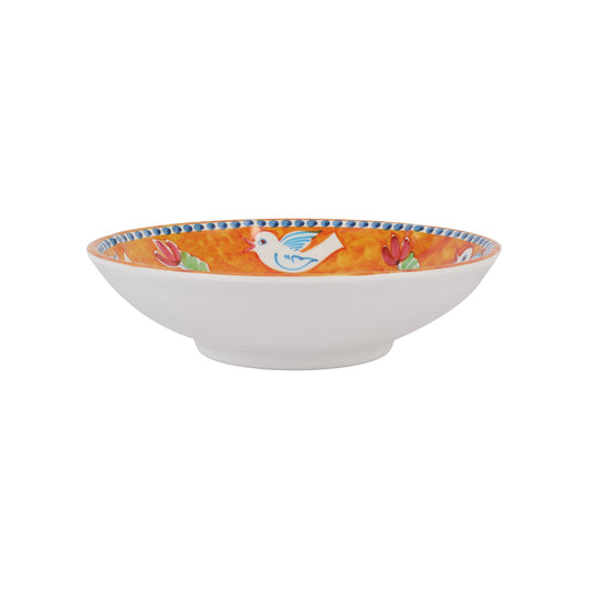 Vietri Melamine: Campagna Uccello (Bird)  Pasta Bowl