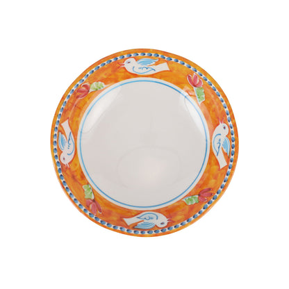 Vietri Melamine: Campagna Uccello (Bird)  Pasta Bowl