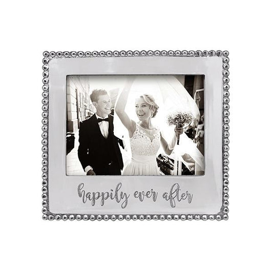 Mariposa Frame - Beaded HAPPILY EVER AFTER 5x7