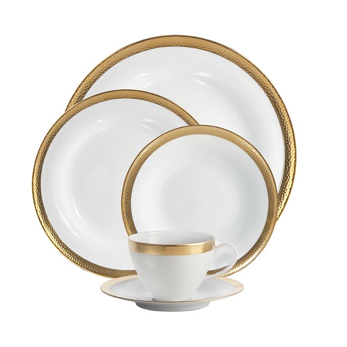 Michael Aram Goldsmith 5 Piece Placesetting Porcelain