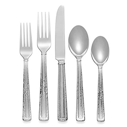 Michael Aram Flatware: Hammertone, 5 Piece Place Setting