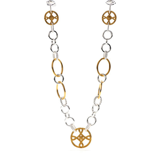 Capucine De Wulf Monique Chain 32" Necklace, Gold/Silver