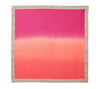 Kim Seybert Napkins: Dip Dye in Fuschia & Orange, Set of 4