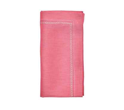 Kim Seybert Napkins: Classic in Pink, Set of 4