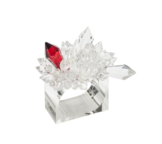 Kim Seybert Napkin Rings: BACCARAT Zénith in Crystal, Set of 4