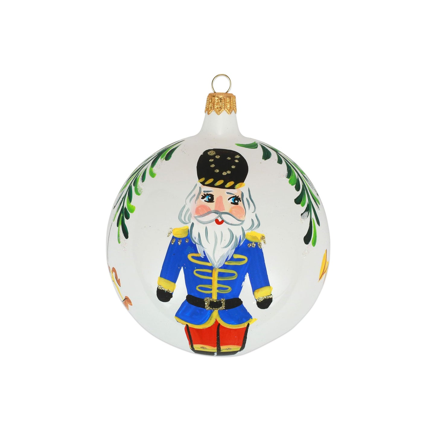 Vietri Ornament: Nutcrackers Blue Nutcracker Ornament